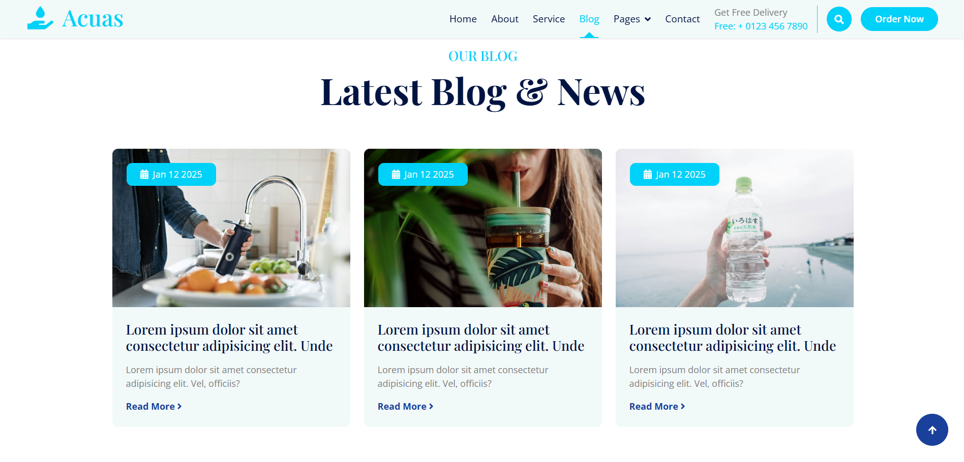 Water Refilling Website