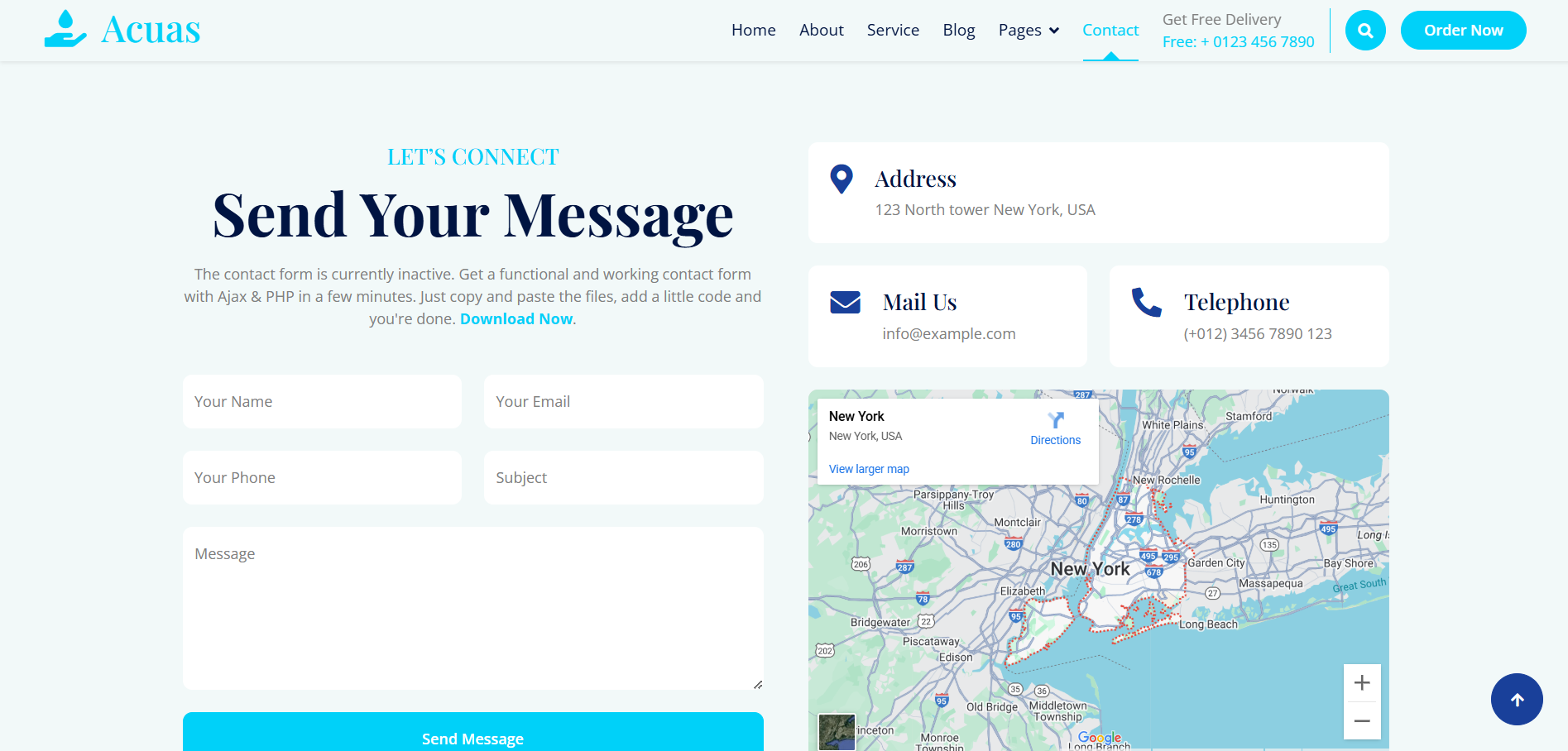 Water Refilling Website