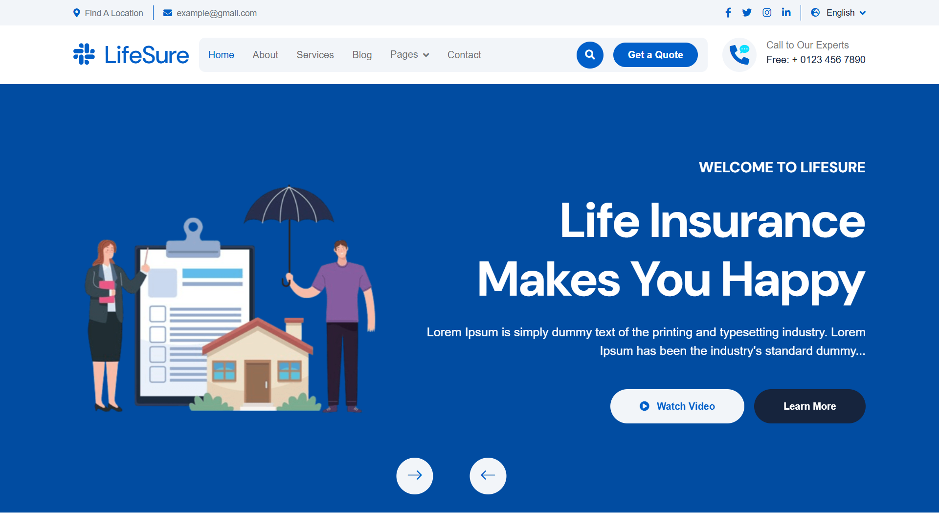 Insurance Website