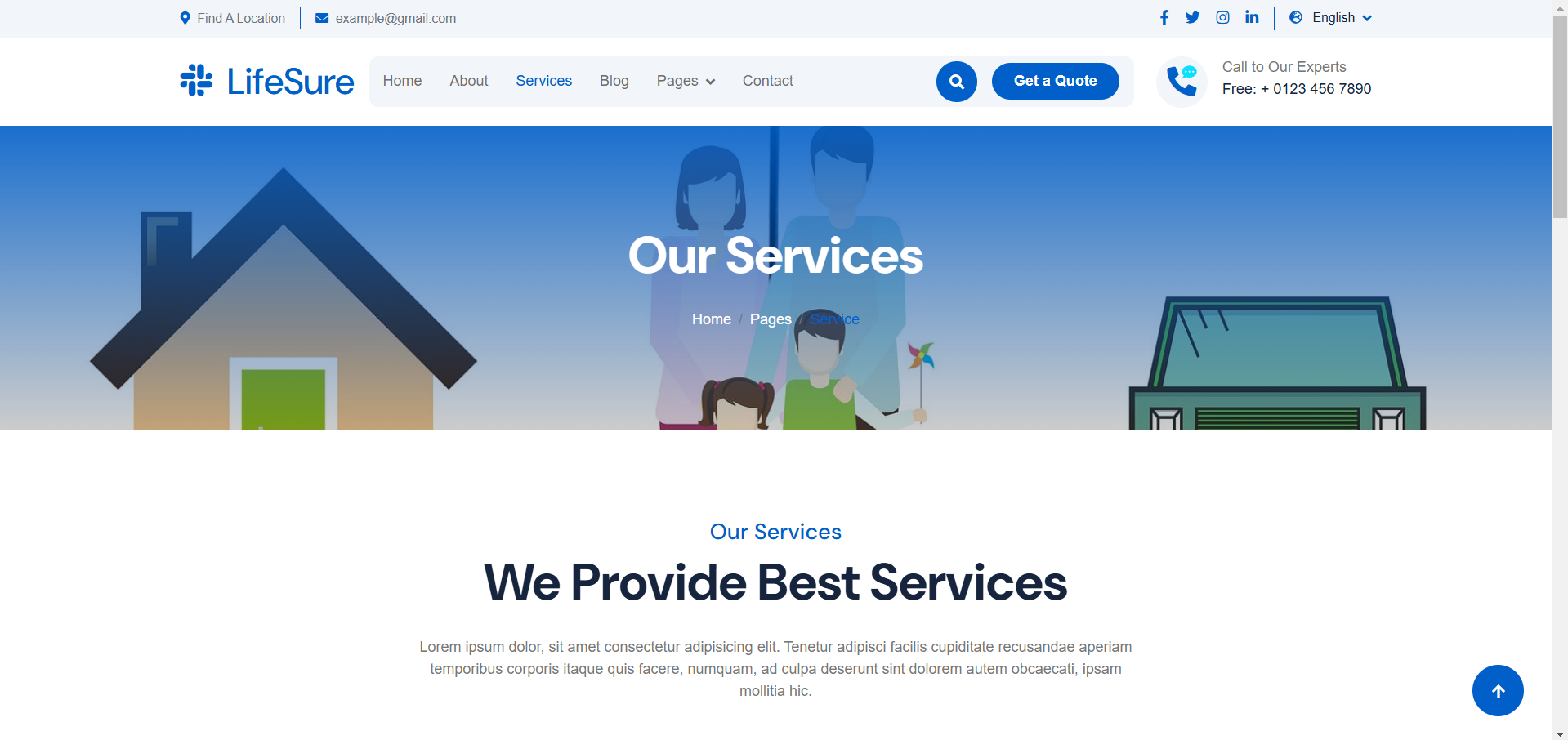 Insurance Website