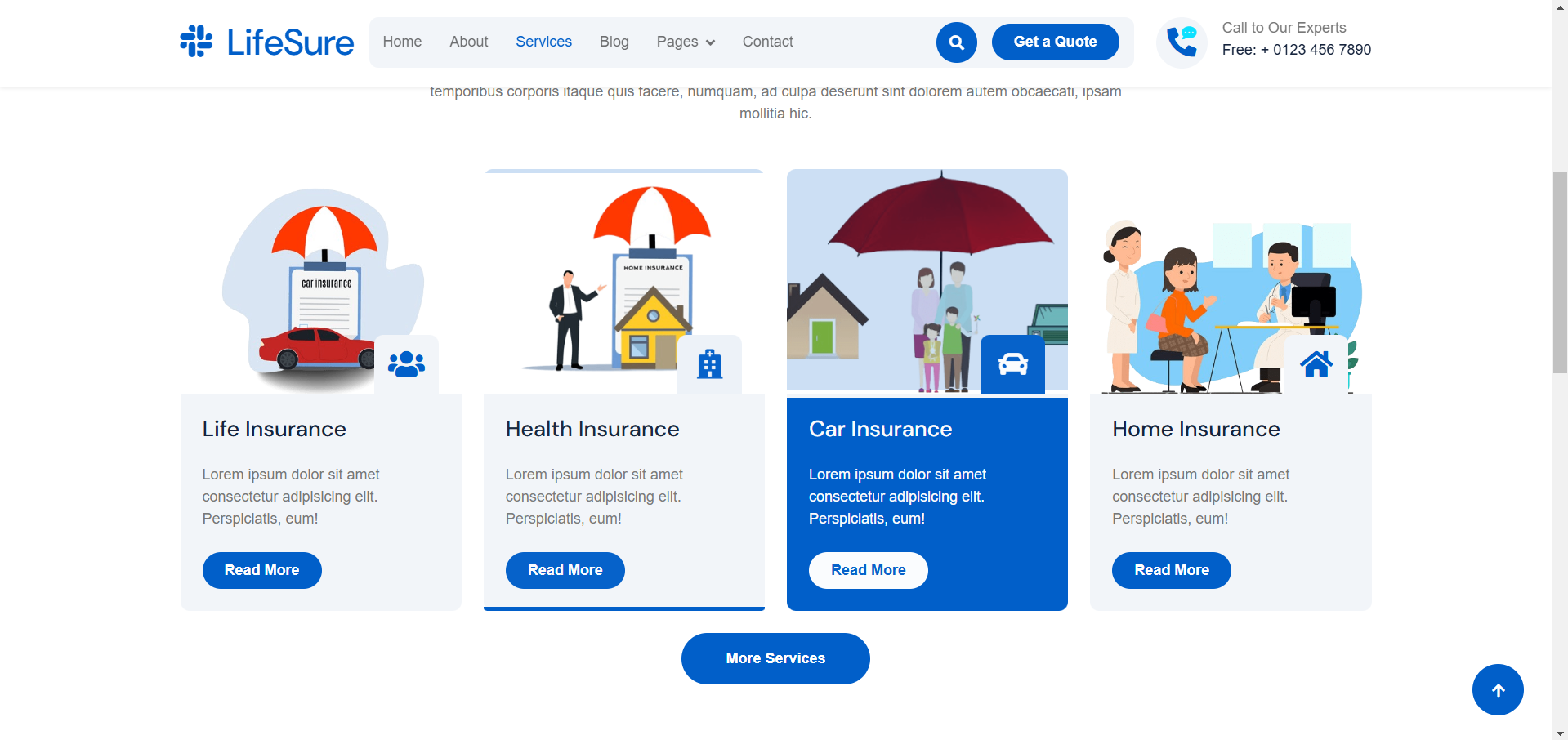 Insurance Website